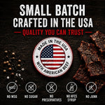 Old Fashioned Dry Zero Sugar Beef Jerky Made with 100% Beef