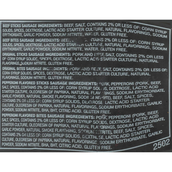 Old Wisconsin Beef Sausage Snack Sticks, 26 Ounce Resealable Package