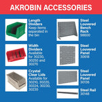 Akro-Mils 30230 AkroBins Plastic Storage Bins for Organization