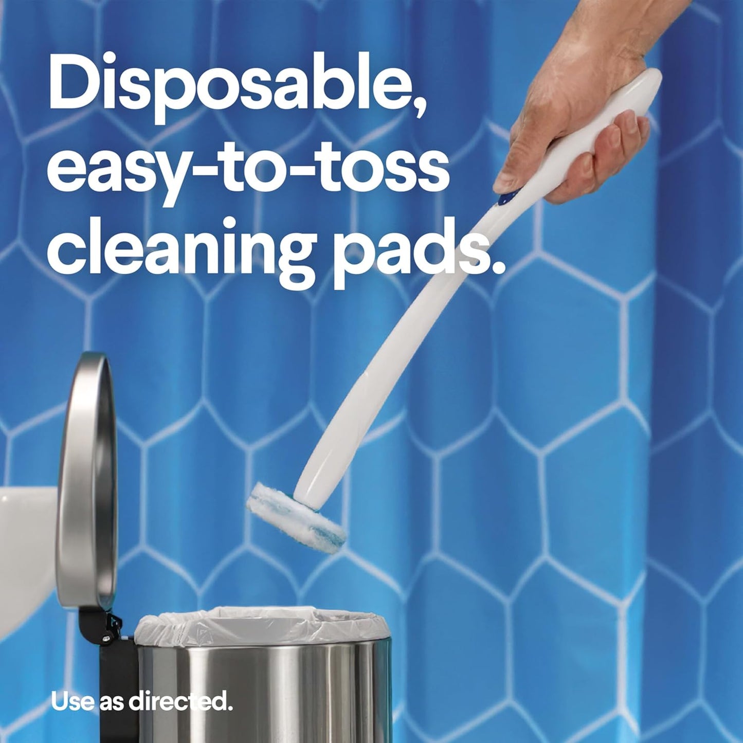 CLOROX Original Toilet Cleaning System - ToiletWand, Storage Caddy and 16 Heads, (Package May Vary)