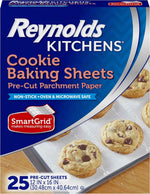 Reynolds Kitchens Air Fryer Liners Disposable, Unbleached Parchment Paper Sheets, 50 Count