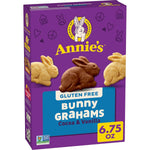 Annie's Organic Friends Bunny Grahams Snacks, Chocolate Chip, Chocolate, and Honey Baked Graham Crackers, 12 Pouches, 12 oz