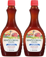 Maple Grove Farms Sugar-Free Syrup, Pure Maple Flavor, 24 Fluid Ounces, Non-GMO