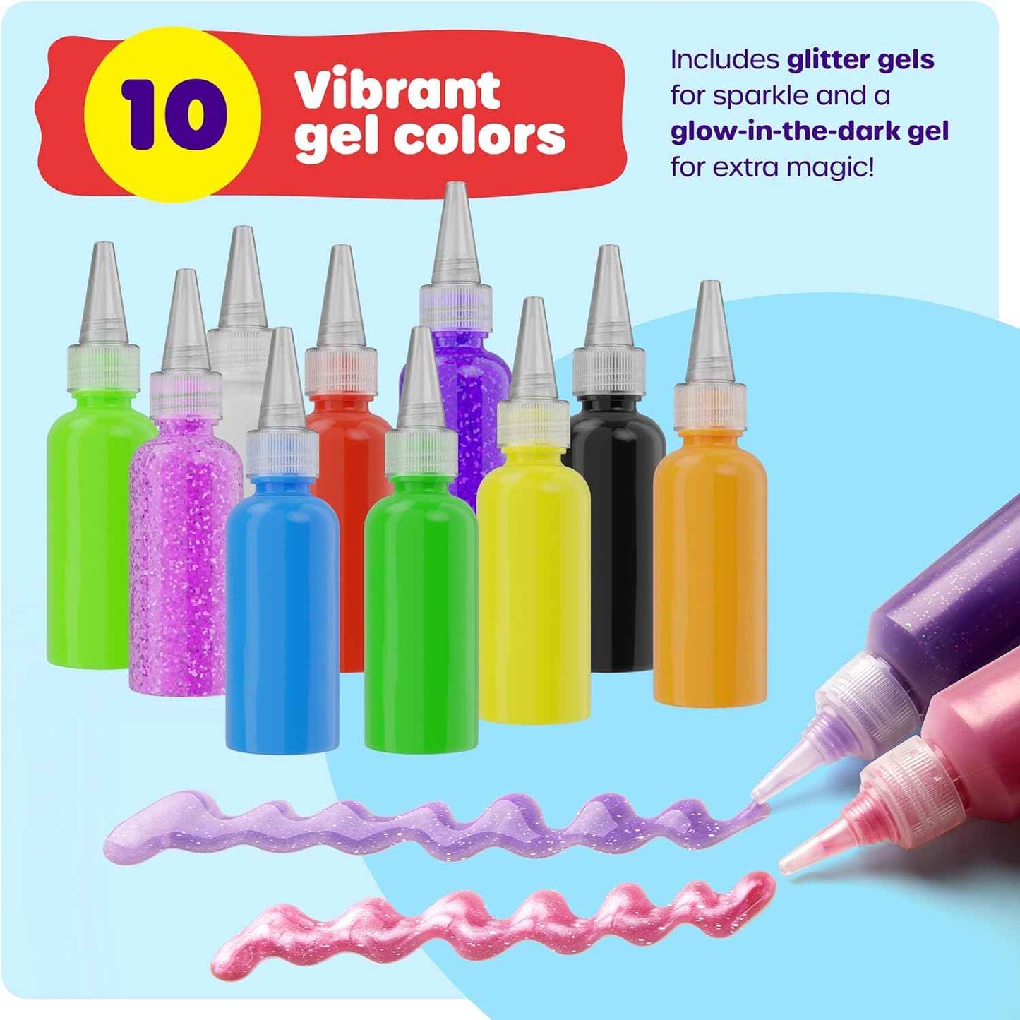 Dan&Darci Aqua Fairy Water Gel Kit for Kids - Magic Elf Toy Kits - Waters Pets - DIY Squishy Maker Set - Craft for Kids - Make Your Own Squishies Toys Crafts for Boys & Girls