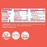 Spicy fermented kimchi napa cabbage in convenient pouches for ramen and stir-fries