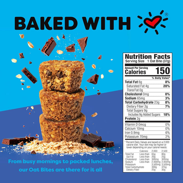 Bobo's Oat Bites Variety Pack, 30 Count, 1.3 oz Bites, Gluten Free Whole Grain Rolled Oats