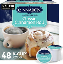Cinnabon Classic Cinnamon Roll Keurig Single-Serve K-Cup Pods, 48 Count, Light Roast Coffee
