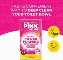 Stardrops - The Pink Stuff - The Miracle Power Foaming Toilet Cleaner - 2 Treatments - Self Activating Pink Foam Pack of 1 (7 Ounce)