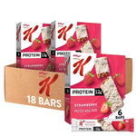 Special K Bar Protein Meal Bars, 12g Protein Snacks, Meal Replacement, Strawberry, 3 Boxes, 18 Bars