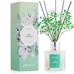 Airkeep Reed Diffuser Set,3.38 fl oz (100 ml) - Clean Linen Oil Diffusers with 8 Reed Sticks,Home Fragrance Reed Diffuser for Bathroom Shelf Decor