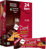 NuGo Dark Chocolate Pretzel Protein Bar, Vegan, Gluten Free, Non-GMO, Kosher Pareve, 24 Count