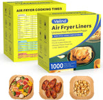 Air Fryer Paper Liners, 200pcs Air Fryer Liners Disposable, 8" Square Baking Paper Liner for 5-8 qt Airfryer Basket, Non-stick and Oil Proof Parchment Paper for Oven, Pans & Baking