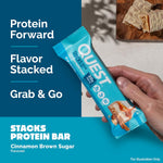 Quest Nutrition Stacks Protein Bars, Cinnamon Brown Sugar, 12 Count