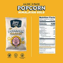Organic Popcorn in 3 Pack, 4.6 Oz Each, Minimally Processed, No Vegetable Oil