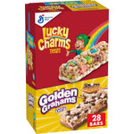 Lucky Charms and Golden Grahams S'mores Cereal Bars Variety Pack 28 Ct 26.7 oz