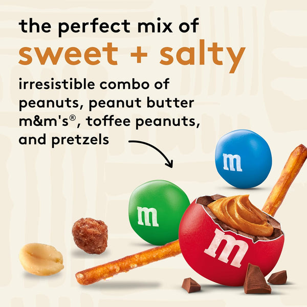 Peanut Butter Chocolate Trail Mix with Peanuts and Pretzels 11 oz Resealable Bag