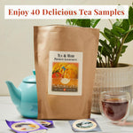 The Republic of Tea Premium Assortment of Teas and Herbs 40 Individually Wrapped Tea Bags