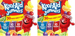 Kool-Aid Jammers Drink, 30 Pouches, for School Lunches and On-the-Go Hydration, Artificially Flavored Tropical Punch, Grape and Cherry Flavors, 6 fl oz