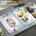 304 Food Grade Stainless Steel Cutting Board for Kitchen and Outdoor Use