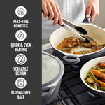 GreenLife 8-Piece Ceramic Nonstick Cookware Set - PFAS-Free, Induction Suitable, Dishwasher Safe
