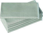 6 Pack Microfiber Glass Cleaning Cloth, 16 Inch X 16 Inch, Lint Free Quickly Clean Window, Glasses, Windshields, Mirrors, and Stainless Steel, Blue
