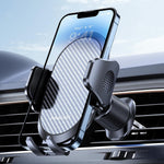 Car Phone Holder with Metal Hook Clip and Air Vent Cell Phone Stand