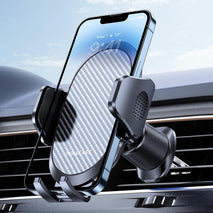 Car Phone Holder with Metal Hook Clip and Air Vent Cell Phone Stand