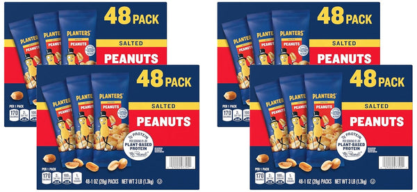 PLANTERS Variety Pack with Salted Cashews, Peanuts, and Honey Roasted Peanuts, 36 Count