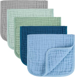 muslin 100% cotton burp cloths soft absorbent 10x20 inches baby essentials for girls and boys