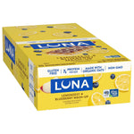 Luna Bar Mash-Ups LemonZest Blueberry Flavor 15 Pack Gluten Free Snack Bars