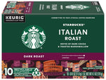 Starbucks Italian Roast Coffee K-Cup Pods, Dark Roast, 100% Arabica, 20 K-Cups
