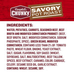Campbell's Chunky Savory Pot Roast Soup - 18.8 oz Can, High-Protein, Microwavable