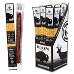 ICON Meats Snack Sticks Sampler, 24 Pack, Assorted Bison, Elk, Venison & Pork