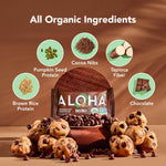 Organic Plant-Based Protein Bars, Chocolate Chip Cookie Dough, 20 Count, 24g Bars, Vegan, Low Sugar, Gluten Free, Paleo, Low Carb, Non-GMO, Stevia Free, Soy Free, No Sugar Alcohols