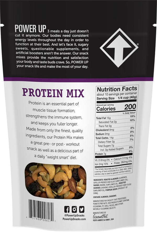 Protein Packed Trail Mix, 14oz, No Added Sugar, Gluten Free, Vegan, Non-GMO