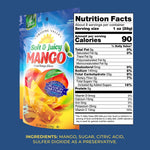 Dried Mango Slices - Soft & Juicy Low Sugar Added Dried Mango