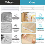 12 Pack Drawer Dividers for Clothes and Storage