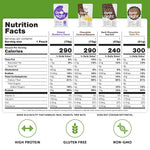 Oats Overnight Dessert Variety Pack - High Protein, High Fiber Breakfast Protein Shake - Gluten Free Oatmeal, Non GMO High Protein Oatmeal - Salted Toffee, Chocolate Satin Pie & More Flavors (8 Pack)