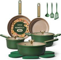 CAROTE 16-piece Non-Stick Cookware Set for Induction Cooktops