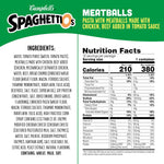 SpaghettiOs Canned Pasta with Meatballs, 12 Pack, 15.6 oz Can, No Artificial Colors, No MSG