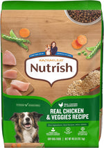 Rachael Ray Nutrish Dry Dog Food Real Chicken & Veggies Recipe Whole Health Blend, 40 lbs for Adult Dogs