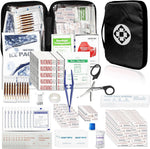 Travel-First Aid-Kit Car-Home 300PCS Survival-Kit Outdoor-Adventure - Small Portable Red Emergency Essential Sets Office Hiking Camping Business Public Must Have First Aid Gear Equipment 1st Aid