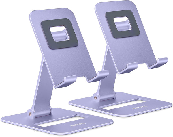 Dual Folding Phone Stand for Desk and Travel, Compatible with iPhone and Nintendo Switch