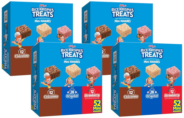 Rice Krispies Mini Crispy Marshmallow Squares Variety Pack Snacks