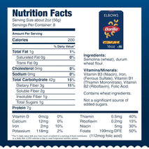 Barilla Elbows Pasta, 16 oz. Box (Pack of 8) - Non-GMO, Made with Durum Wheat Semolina - Kosher Certified