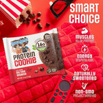 Lenny & Larry's Protein Cookie, Big Time Brownie, 16g Plant Protein, 10g Fiber, Soft-Baked, Vegan, Non-GMO, 4oz, Pack of 12