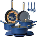 CAROTE 16-piece Non-Stick Cookware Set for Induction Cooktops