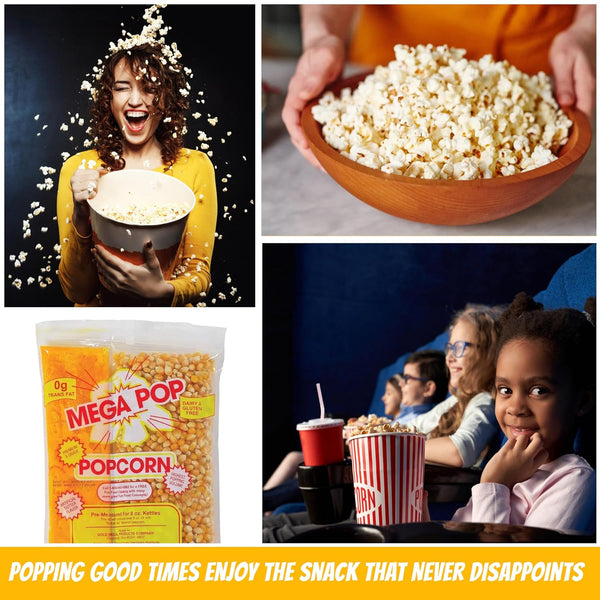 Perfectware Popcorn Portion Packs 8 Oz 4 Count