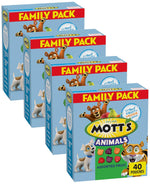 Mott's Fruit Flavored Snacks, Animals Assorted Fruit, Gluten Free, Family Pack, 40 Ct, 32 oz