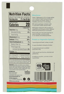 365 by Whole Foods Market, Organic Taco Seasoning, Non-GMO, 1-Ounce Single-Packet